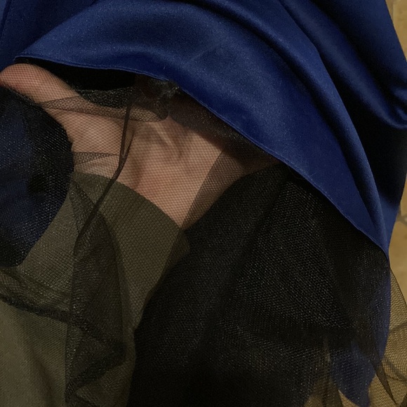 💜💜 David’s Bridal Bridesmaids Dress Navy Blue (size 6) - Picture 12 of 14